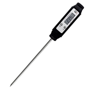 Küchenthermometer Kombi Set mit Edelstahl V2A Backofenthermometer Analog 300 °C und Digital Einstich , Braten , Fleisch Thermometer -50 bis + 300 °C - 