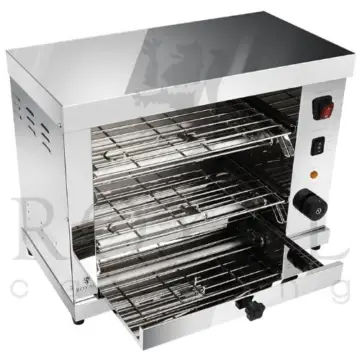 Royal Catering - RCES-360 - Salamander Toaster Überbackgerät - 230 V - 3,25 kW - bis 300° C - 