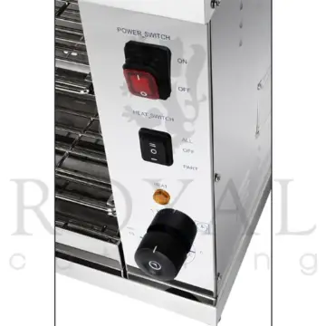 Royal Catering - RCES-360 - Salamander Toaster Überbackgerät - 230 V - 3,25 kW - bis 300° C - 