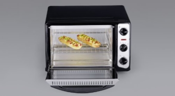 Severin TO 2034 Toastofen / ca. 1500 Watt / 20 Liter Garraum / Schwarz-silber - 