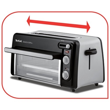 Tefal Toast n' Grill TL6008 2in1 Toaster und Mini-Ofen (1300 Watt) - 